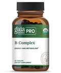 Gaia PRO B-Complex - for Overall Health & Wellness - with Vitamin B12, Vitamin B6, Niacin, Biotin - 50 Vegan Tablets (25 Servings)