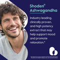 Bestvite Advanced Ashwagandha 120mg w/Shoden (120 Vegetarian Capsules) - Clinically Studied Containing Industry Leading 35% Withanolide Glycosides - No Stearates - Vegan - Non GMO - Gluten