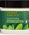 Desert Essence Tea Tree Oil Skin Ointment - 1 Fl Ounce - Pack of 4 - Jojoba & Lavender Essential Oils - Vitamin E - Sweet Almond Extract - Moisturizer For Dry Skin, Skin Irritations, Cuticles