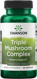 Swanson High-Potency Triple Mushroom Standardized Complex 60 Capsules
