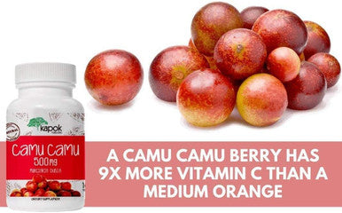 Kapok Naturals Camu Camu - Natural Vitamin C Supplement 100 Count