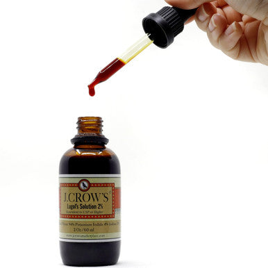 J.CROW'S Lugol's Solution of Iodine 2% 2oz