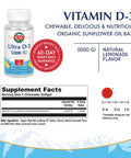 KAL 5000 Iu Ultra D-3 Tablets, Lemonade, 120 Count