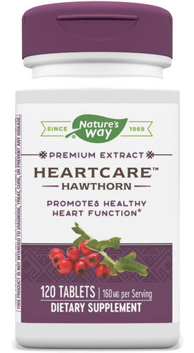Nature's Way Heart Care (Hawthorn Extract) 160 mg per Serving, Dietary Supplement, 120 Tablets