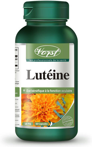 VORST Lutein 18 mg with Zeaxanthin Esters 60 Capsules | Paleo Friendly Eyesight Supplement for Eye Health, Immune System, & Brain Health | 1 Bottle