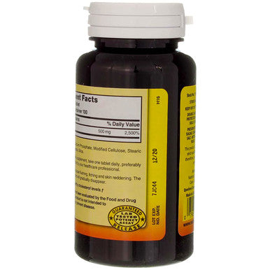 Nature's Blend Niacin Timed Release 500 mg 100 Tablets