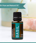 Natures Fusions Basil Essential Oil for 100% Pure 15ml