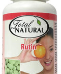 Rutin 50mg 90 tablets [1 bottle] by Total Natural, Anti-inflammatory, Help Absorb And Utilize Vitamin C, Improved Vascular Health, Vision Care