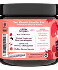 Llama Naturals Kids Multivitamin Gummies Vegan Organic with Vitamin D C & K Toddler Real Fruit Gummy Vitamins Chewable Supplement Whole Food Multivitamin No Added Sugar Cane Strawberry 90 Ct