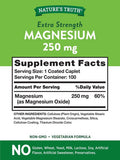 Nature's Truth Magnesium 250 mg 100 Tablets