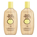 Sun Bum Original SPF 70 Sunscreen Lotion | Vegan and Reef Friendly (Octinoxate & Oxybenzone Free) Broad Spectrum Moisturizing UVA/UVB Sunscreen with Vitamin E | 8 oz (Pack of 2)