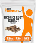 BulkSupplements Licorice Root Extract - Licorice Supplement - Licorice Root Powder - Licorice Extract - 500mg of Licorice Root Extract Powder (500 Grams - 1.1 lbs)