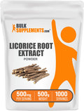 BulkSupplements Licorice Root Extract - Licorice Supplement - Licorice Root Powder - Licorice Extract - 500mg of Licorice Root Extract Powder (500 Grams - 1.1 lbs)