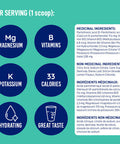 LEANFIT ELECTROLYTE MIX Citrus Lemon Electrolyte Hydration Powder Drink Mix Non GMO Vegan Gluten-Free 30 servings 381g tub