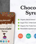 NuNaturals Pourable Maple Caramel Chocolate Stevia Syrup SugarFree Syrup 6.6oz 3 Pack (MultiPack)