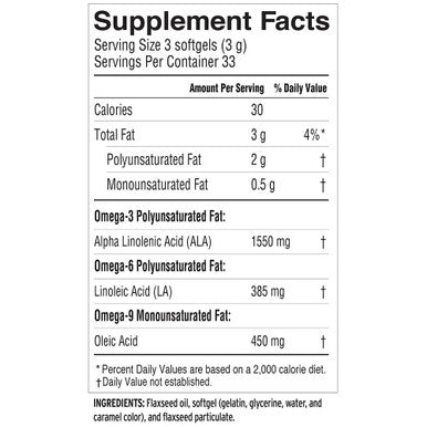 Barleans Lignan Flax Capsules 100 Count