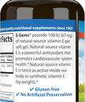 Carlson EGems 100 IU Heart Health and Optimal Wellness Antioxidant 250 soft gels