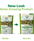 Amazing Grass Super Greens Booster: Greens Powder with Spirulina, Moringa, Wheat Grass & Kale Smoothie Booster, Chlorophyll Providing Greens, 5.29ounce