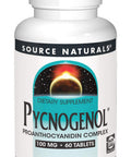 Source s Pycnogenol 100 mg Proanthocyanidin Complex - 60 Tablets