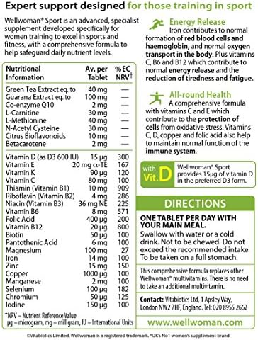 Vitabiotics Wellwoman Sport And Fitness 30 Tablets