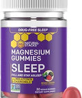 Sleep Magnesium Gummies with Melatonin 200mg Magnesium Citrate Melatonin Gummies for Sleep Quality Nighttime Aid for Adults with Chamomile 30 Mixed Berry Chewables