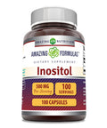 Amazing Formulas Inositol 500 Mg 100 Capsules Supplement | Non-Gmo | Gluten Free | Made In Usa