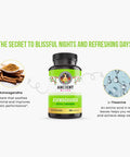 Ancient Bliss Ashwagandha With L-Theanine & Black Pepper Extract Capsules, Energy & Natural Mood Support Supplement, Focus Supplement For Adults