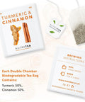 Nutra Tea - Turmeric & Cinnamon Tea - 20 Tea Bags - Herbal Tea