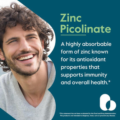 Bestvite Zinc Picolinate 50mg (240 Vegetarian Capsules) - No Stearates - Vegan - Non GMO - Gluten