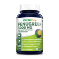 NusaPure Fenugreek Capsules | 5000mg | 200 Veggie Caps | Non-GMO & Extract