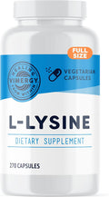 Vimergy L-Lysine Promotes Healthy Skin Hair Nails & Joints* Supports Healthy Metabolism* Vegan Non-Gmo & Gluten-Free 270 Capsules