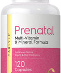Carlyle Prenatal Vitamins For Women 120 Capsules Multivitamin