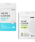 Avarelle Pimple Patches Hydrocolloid Acne Patches, Acne Spot Treatment for Blemishes and Zit with Tea Tree Oil, Calendula Oil and Cica Oil for Face, Vegan, Cruelty Free (40CT Original + Essential)