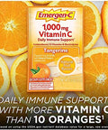 Emergen-C 1000mg Vitamin C Powder, with Antioxidants, B Vitamins and Electrolytes, Vitamin C Supplements for Immune Support, Caffeine Fizzy Drink Mix, Tangerine Flavor - 30 Count