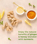 Prince Of Peace Instant Ginger Honey Crystals With Turmeric Value Pack 60 Sachets Instant Hot Or Cold Beverage Easy To Brew Caffeine And Gluten Real Ginger 38Oz (1080G)