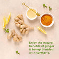 Prince Of Peace Instant Ginger Honey Crystals With Turmeric Value Pack 60 Sachets Instant Hot Or Cold Beverage Easy To Brew Caffeine And Gluten Real Ginger 38Oz (1080G)