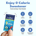 Sweetleaf Organic Stevia Packets - Zero Calorie Stevia Powder No Bitter Aftertaste Sugar Substitute for Keto Coffee Nothing Artificial Non-GMO Stevia Sweetener Packets 70 Count (Pack of 2)