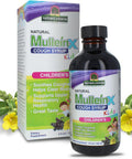 Nature'S Answer Mullein X Kids Cough Syrup 4 Ounce - Soothes Coughs Clears Mucus Respiratory & Lung Support Non GMO Gluten Non Drowsy Mucus Relief - Natural Honey Flavor