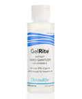 GelRite Instant Hand Sanitizer Gel 4 Ounce Travel Size 24 Pack Case Bulk Supply Rinse Free Waterless Vitamin E Enriched Moisturizing Formula Alcohol Based No Sticky Residue Kills 99 of Germs