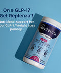 Daily Replenisher Glp-1 Nutritional Support, Powder, Muscle Recovery, Digestive Health & Skin Elasticity Mix Of Amino Acids, Prebiotics And Collagen Peptides Berry Flavor, 60 Scoops,13.5 Oz