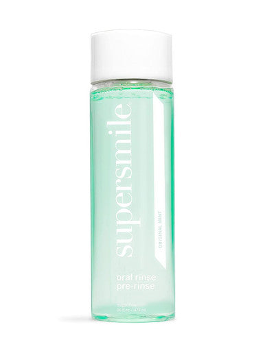 Supersmile Oral Rinse Mouthwash - Clinically Formulated Mint Flavored Sugar Free Dental Mouthwash - Fresh Breath - Anti-Germicidal - Alcohol-Free (16 Fl Oz)