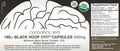 Black Hoof Mushroom Capsules | 500mg | 180 Count | Phellinus linteus