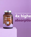 Zooki 3000iu Liposomal Vitamin D3 + K2 Capsules | 4X Higher Absorption | Ultimate Immunity Bones Muscles Support | Vegan | (30 Servings)