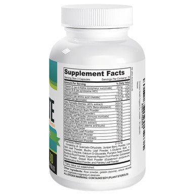 Elevate Recovery Supplements Prostate Health Support Supplement With 33 Active Ingredients - Prostate Supplements For Men - Prostate Pills - 90 Capsules
