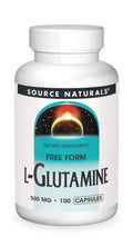 Source s L-Glutamine, Free Form Amino That Supports Metabolic Energy*, 500mg - 100 Capsules