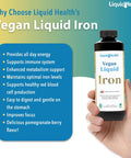Liquidhealth Vegan Daily Essentials Vitamin Starter Kit with Organic Methyl B12 Drops Vegan Liquid Collagen + Biotin Vegan Liquid Iron Vegan Vitamin D3 Drops - 100% Plant-Based Vitamin Supplements
