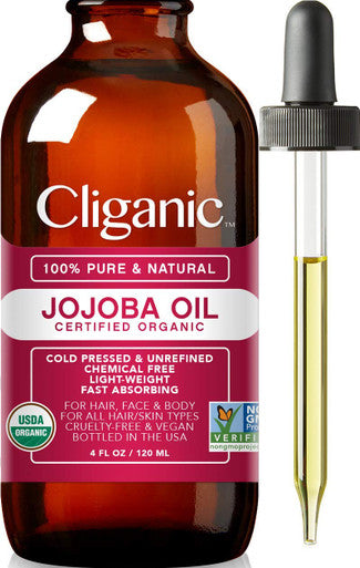 Cliganic Face Oil Trio: Jojoba, Rosehip & Vitamin E Oil