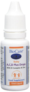 Biocare Baby A/C/D Plus Drops, 15 Ml
