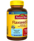 Nature Made Flaxseed Oil 1000Mg 100 Liquid Softgels (Pack Of 4)