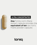 18,000mg 10x Concentrated Ultra High Strength Extract Made with Organic Lions Mane 30% Polysaccharides Highly Concentrated and Bioavailable 120 Veggie Capsules